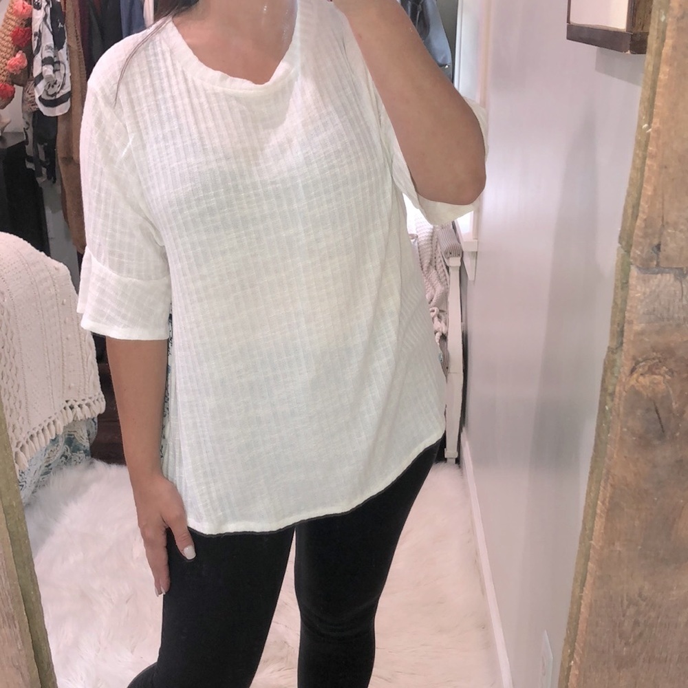 Exclusive One size 2X boho floral top